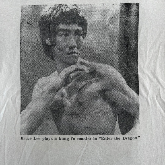 Rare NWOT Local Boogeyman Bruce Lee "Enter The Dragon Tee Mens Medium - Picture 1 of 3